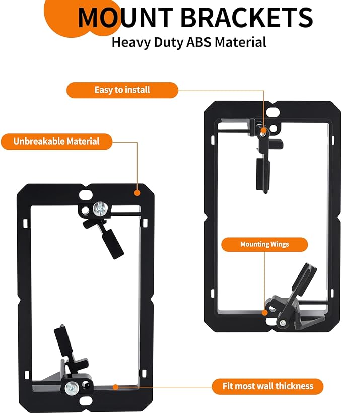 5 PCS Low Voltage Mounting Bracket, Low Voltage Box | Ideal - Image 3
