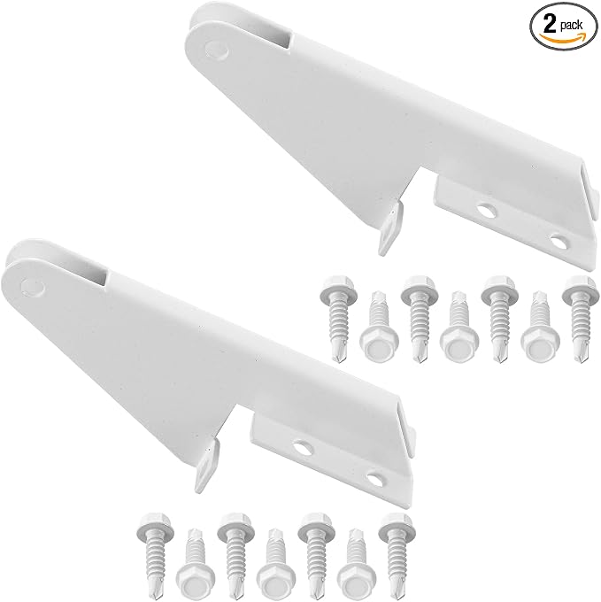 Hicarer 2 Pack Screen Door Closer Bracket Aluminum Replacement Jamb Bracket by Hicarer