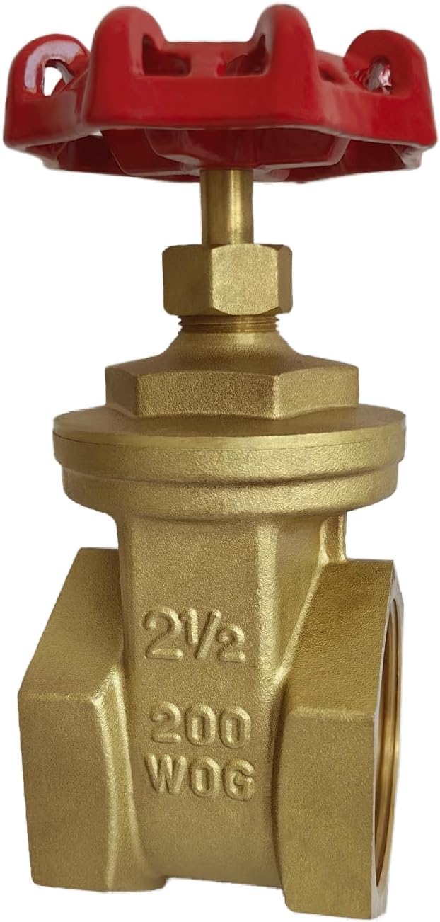 NPT 2-1/2” Brass Gate Valve DN165 | Rotary Globe Valve by Unknown