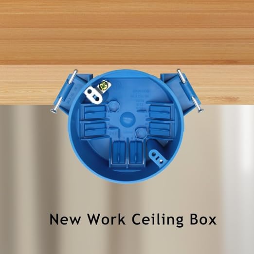 1 Gang PVC Round Ceiling Electrical Box, 4 in Dia, 1 Pack | Features 4" Dia - Image 6