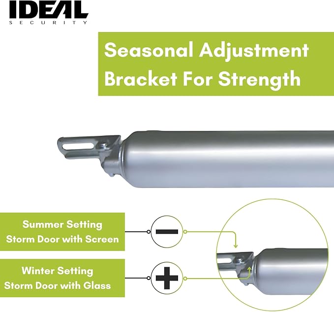 Ideal Security Heavy Duty Storm Door Closer - Image 3