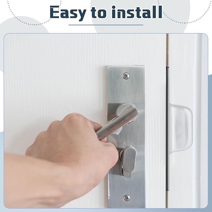 Hicarer 2 Pcs 1-1/4" x 4-7/8" Box Strike Plate, Universal Security Latch - Image 5