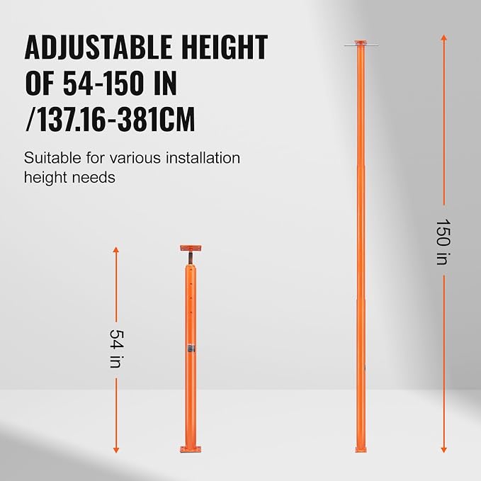 VEVOR House Floor Jack, Temporary Support, Steel Adjustable Telescoping Post - Image 3