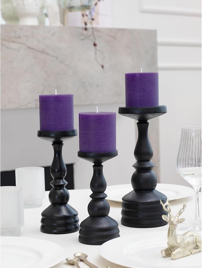 3x3 Pillar Candles Set of 3 - Image 4