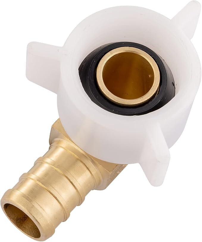 EFIELD 3/4" Pex x 3/4" Female NPT Swivel Elbow | Brass Barb Crimp Fittings - Image 6