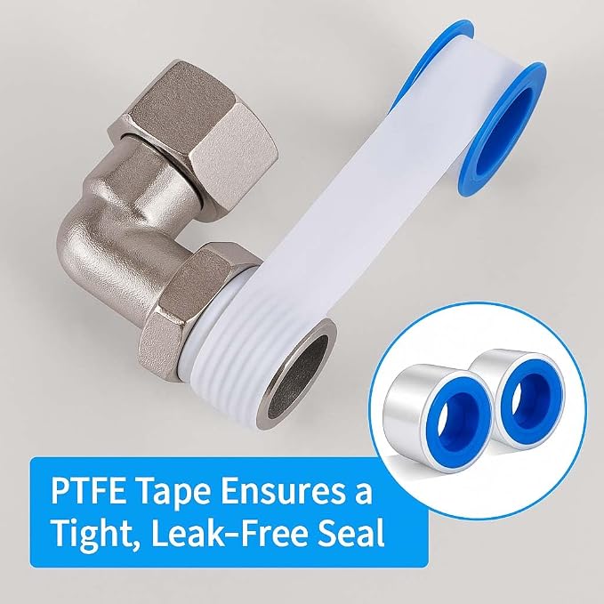 G1/2 Chrome-Plated Brass Clawfoot Tub Faucet Elbow Adapters, 1 Pair | G1/2 BSPP - Image 7