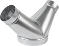 45° Degree Ø8 x 4 x 4 Inch Y Shape Duct Splitter by HVACOV