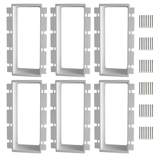 4-Gang Nonmetallic Outlet Box Extender, ETL Listed, 6 Pack | ETL Listed by AIRTAK
