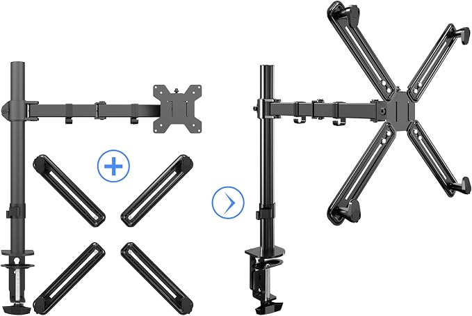 Pholiten VESA Mount Bracket Adapter Monitor Arm Mounting Kit | - Image 3