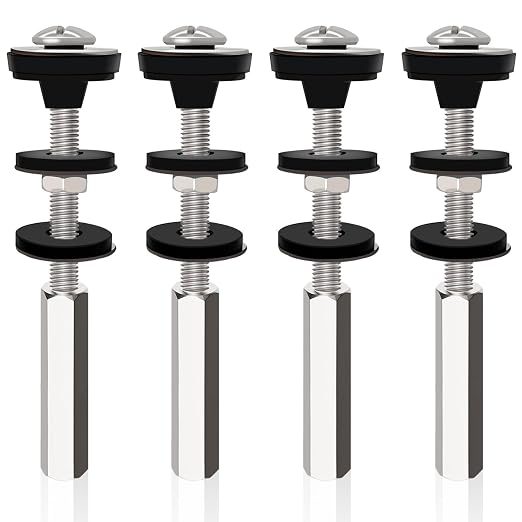 Universal Toilet Tank to Bowl Bolts Kit, Heavy Duty Toilet Bolts, Waterproof by LOVPPY