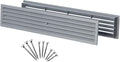 1 Set - Two-Sided Door Vent Cover 17.7x3.6 inch - Gray Plastic Ventilation by Steinberg14