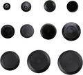 110pcs Flush Mount Black Hole Plug Assortment by Woodzdon