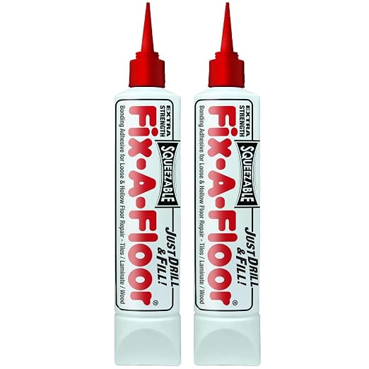 Pack of 2 - The Original Fix-A-Floor Squeezy All-in-One Repair Adhesive by Fix-A-Floor