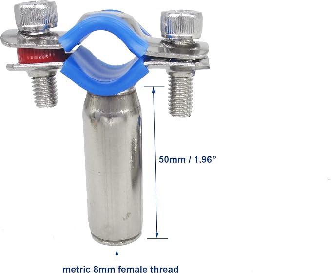 Stainless Steel Adjustable Pipe Clamp Bracket - Image 3