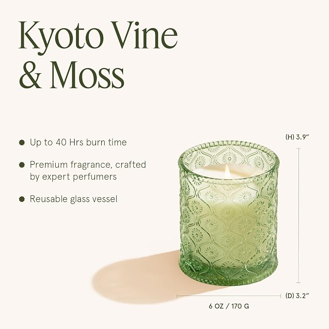 LA JOLIE MUSE Kyoto Vine Moss Scented Candle - Image 5