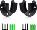 Rise Age Stainless Steel Closet Rod Brackets, 1 Inch Diameter Support 2 Pcs by Riseage
