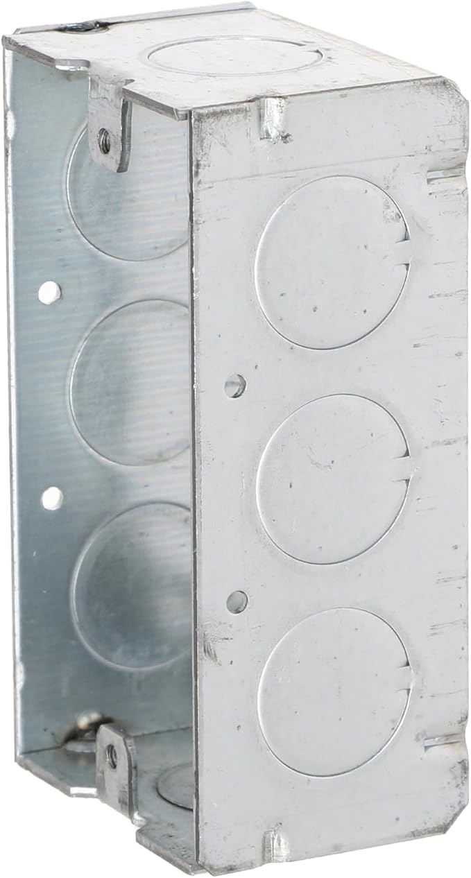 RACO 653 1-1/2-Inch Deep Handy Box Extension, 1/2-Inch Knockouts, 4-Inch x - Image 3