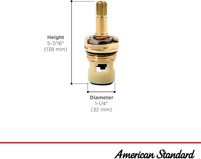 American Standard 994053-0070A Bath & Kitchen Faucet Replacement Valve Cartridge - Image 6