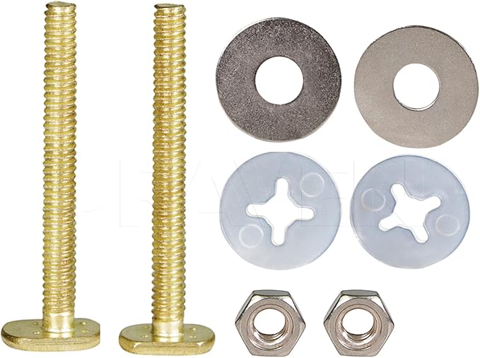 Raven KCDC-36534-200 Brass Plated Closet Bolts - Image 2