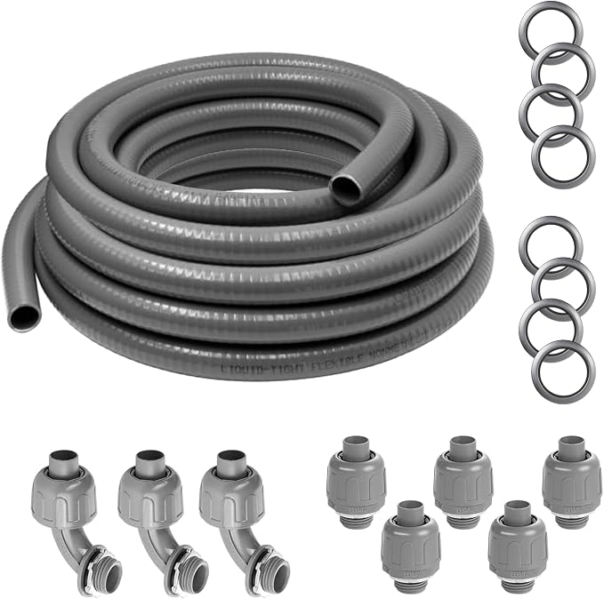 1/2 inch 25 Ft Liquid-Tight Conduit UL Certification by VN+Infinite+quality