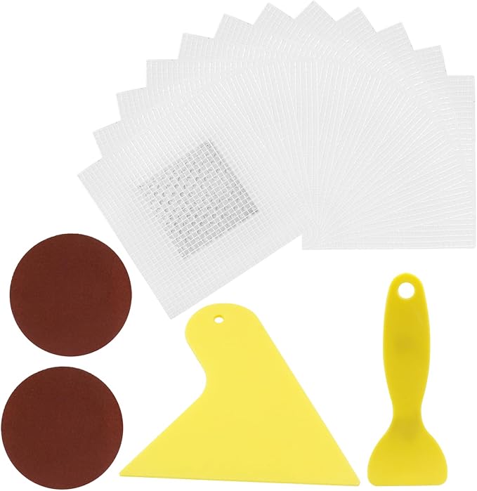 12 PCS, 2 inch Drywall Repair Patch Kit | Self Adhesive, Metal Sheetrock - Image 2