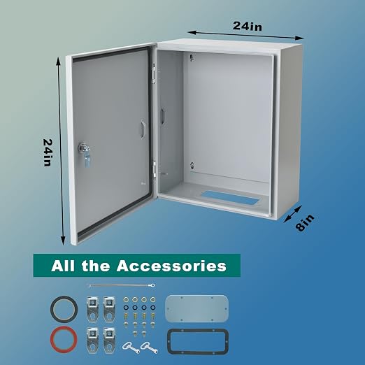 Waterproof Electrical Enclosure 24 x 24 x 8'', Outdoor Electrical Box - Image 7