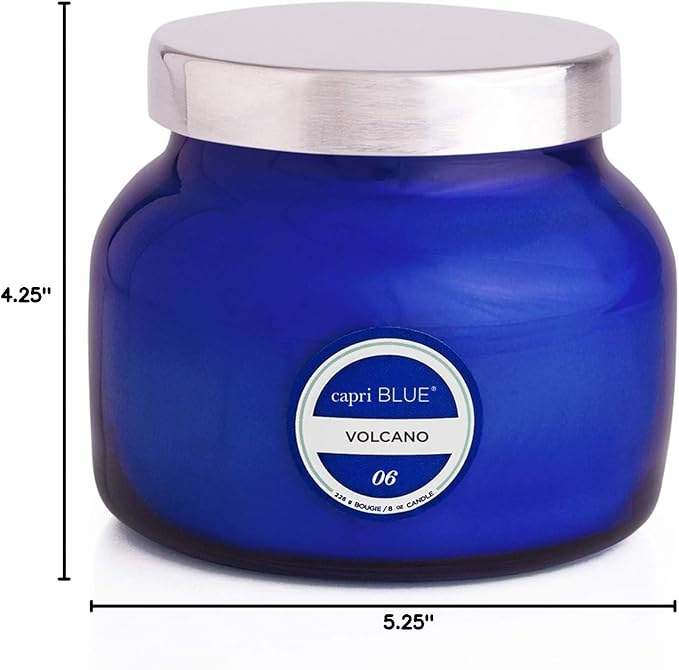 Capri Blue Volcano Scented, Glass Jar Candles - Image 9