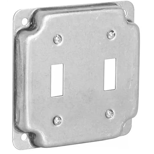 2-Gang Toggle Switch Electrical Box Cover by AirmontProducts