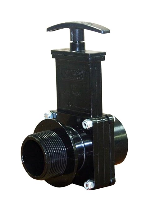 Valterra 7108 ABS Gate Valve, 1-1/2" FPT x MPT by Valterra