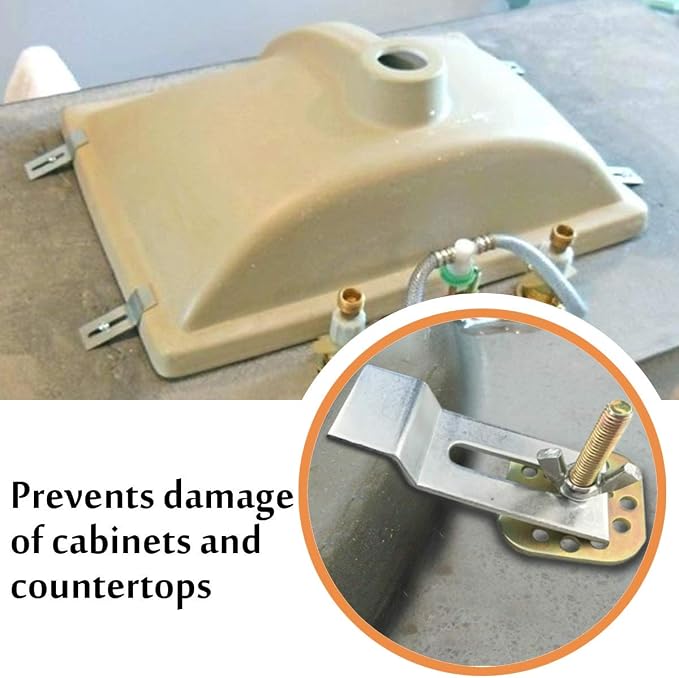 Undermount Sink Clips, Sink Brackets, Epoxy Sink Clips - Image 6