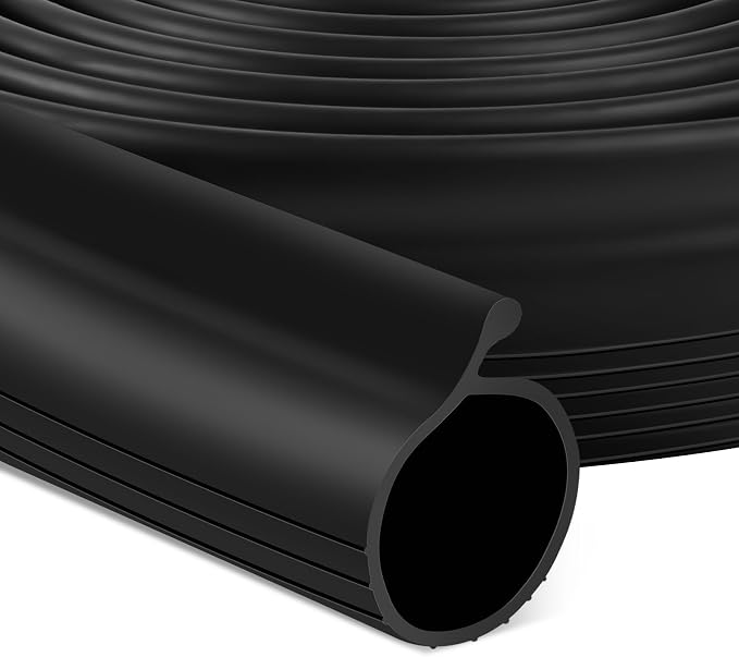 10 FT Garage Door Bottom Seal Rubber 0.19" P Bulb Bottom Garage Weather by MYFAMIREA