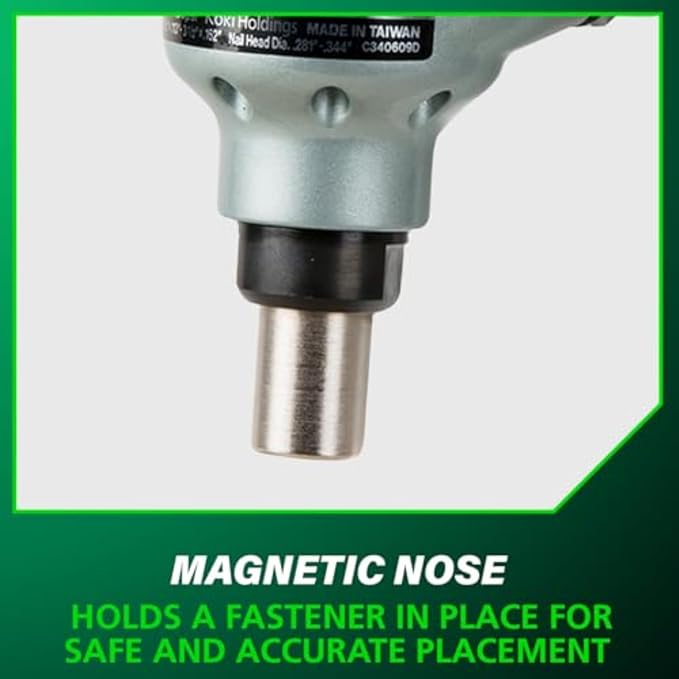 Metabo HPT Palm Nailer, Magnetic Nose 360° Swivel, Joist Hangers, NH90AB | - Image 8