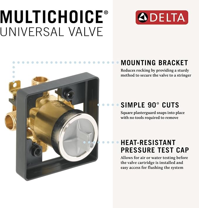Delta Faucet R10000-UNWSHF MultiChoice Universal Shower Valve Body - Image 2