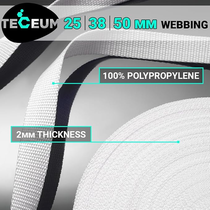 Webbing Strap, 3/4" to 2", 10-50 Yds, EDC gear, backpack repair and pet dog - Image 2