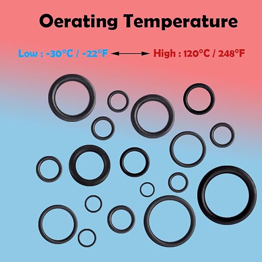 ZDBB 1010 Pcs Rubber O Rings Kit 22 Size Universal O-Ring Assortment Set - Image 6