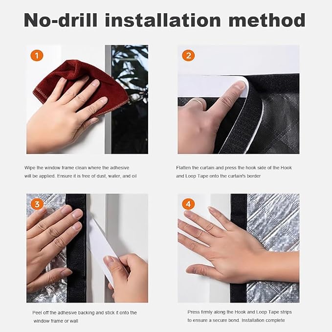 Window Insulation kit for Winter 24" 38" 47" 36" 52" Heavy Cotton Insulated - Image 7