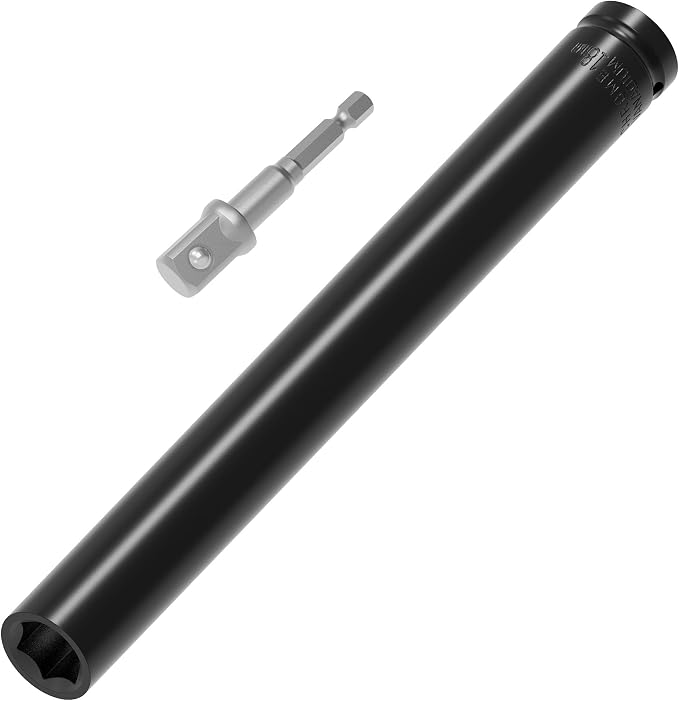 1/2" Drive 18mm Socket Accessory Set, 12 Inch Length | Deep 6-Point Impact by FOCMKEAS