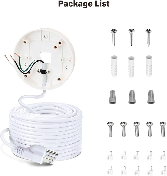 Power Cable and Plug-in Mount for Floodlight Cams Compatible - Image 6