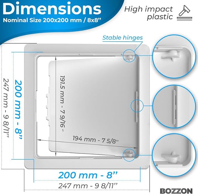BOZZON Access Panel for Drywall - Image 2