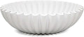 LIN CHUAN Ruffle Decorative Bowl, Large Fruit Bowl, and tables. Durable resin by LINCHUAN