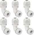 M16 Cable Gland, 90 Degree Adjustable 6-10mm Strain Relief, Cord Connectors by LeMotech