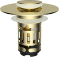Hibbent Upgraded 3 in 1 Bathroom Sink Drain Strainer, Pop Up Stopper by Hibbent