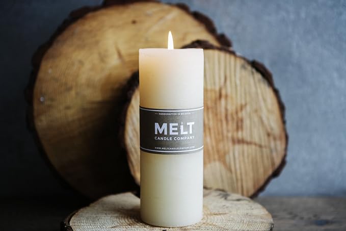 Melt Candle Pillar Candles, 3 Pack - Image 5