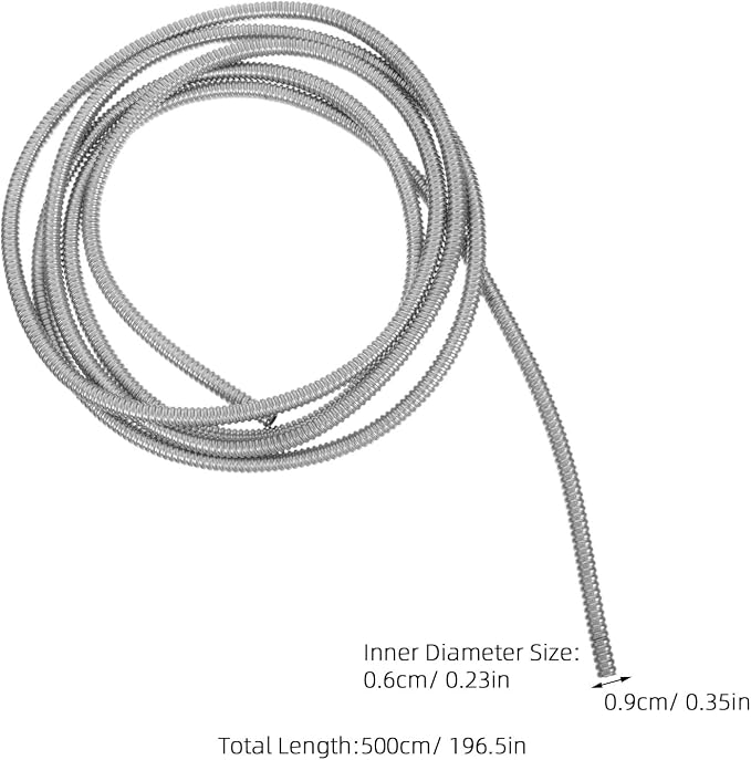 Ipetboom Stainless Steel Cable Conduit: I.D.6mm Flexible Electrical Conduit - Image 7