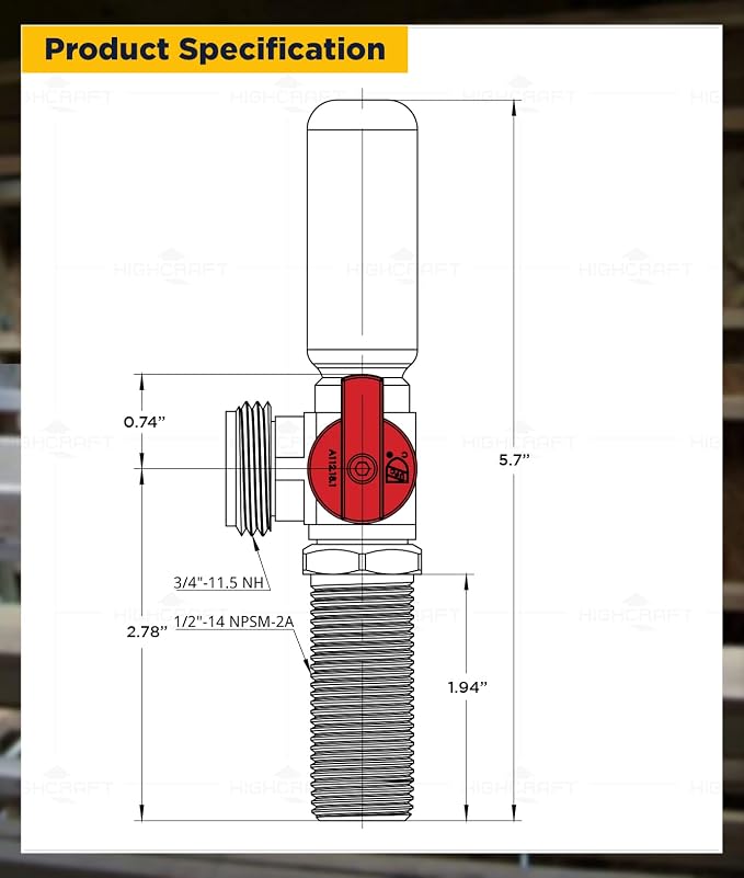 Highcraft 540UI Washing Machine Replacement Valve - Image 2