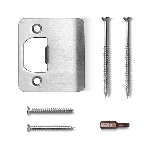 Extended Lip Strike Plate 2" x 2-1/4", Heavy Duty Version | Slightly Longer Lip by MOSECYOU