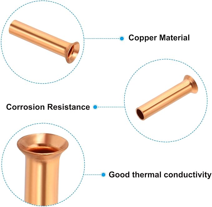PATIKIL 1/4" OD Copper Flare Tube Fitting - Image 4