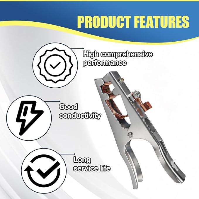 2PCS 800A Welding Ground Clamp, Manual Welder Electrode Clamp Tool - Image 4