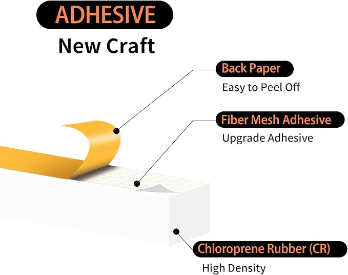 Door Seal Strip, High Density CR Insulation Tape, 3/8 in x 3/8 in x 33Ft | Air - Image 2