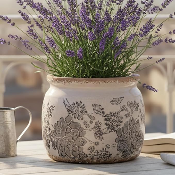Modern Farmhouse Ceramic Planter & Vase - Image 2